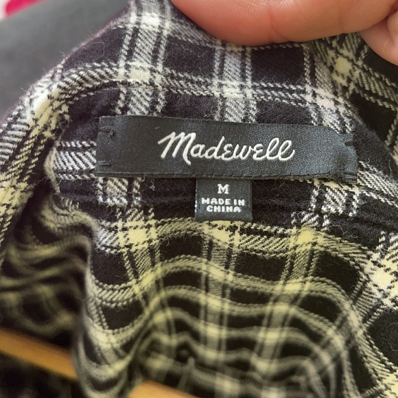 Madewell Shirtdress in Hillwell Plaid - Picture 3 of 3